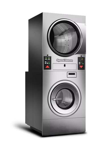 Stacked Washer-Extractor/Tumble Dryers Speed Queen USA by Srikantha Group www.srikantha.net +94777777629 / 0713333377